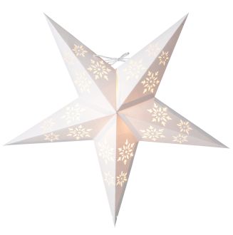 EA-belysning Halka Paper Star 52 cm Vit