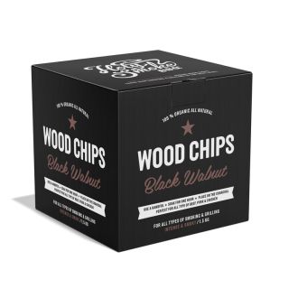 Holy Smoke BBQ Wood Chip med Smak Svart Valnöt 1kg