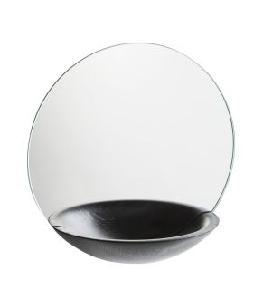 Woud Pocket Mirror, stor svart 32 cm